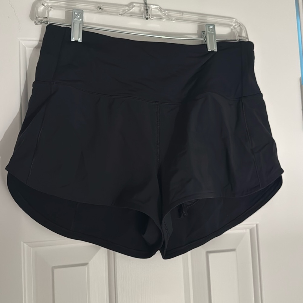 Lululemon Speed Up High Rise 2.5” Shorts, Black